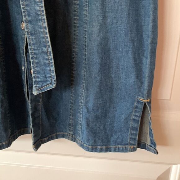 Vintage‎ Jean Denim Dress boho Old Navy women’s size 1 - Picture 6 of 7